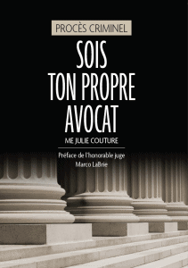 livre "sois ton propre avocat" de Me Julie Couture